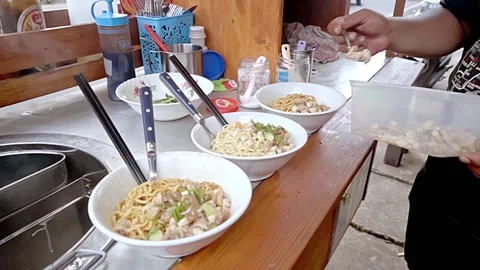 Mie ayam 動画素材 164268039