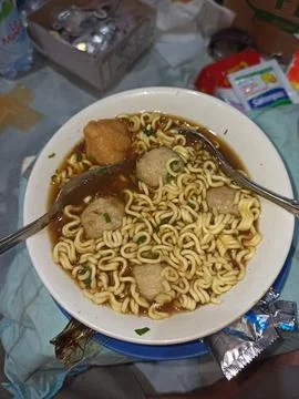 Mie Bakso Stock Photos