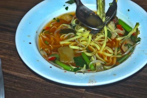 Mie kocok Stock Photos
