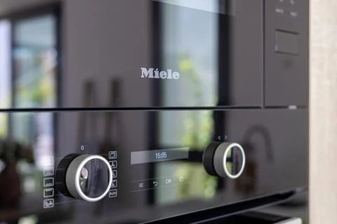 Miele Kitchen Appliance Close-Up Stock Photos