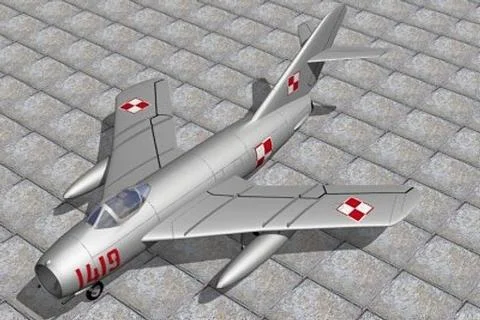 Mig 17 Polish 3D Model