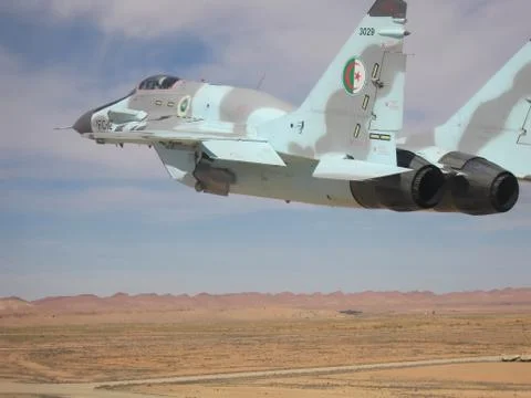 Mig-29 flight Stock Photos