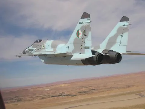 Mig-29 flight Stock Photos
