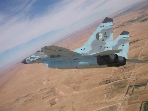 Mig-29 flight Stock Photos
