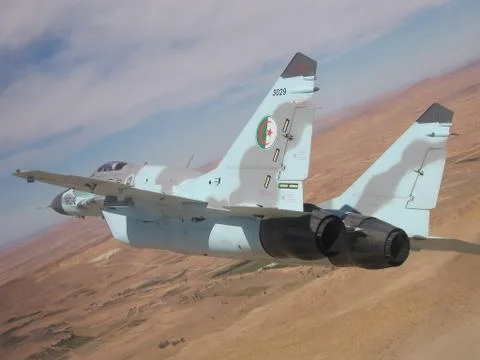 Mig-29 flight Stock Photos