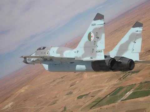 Mig-29 flight Stock Photos