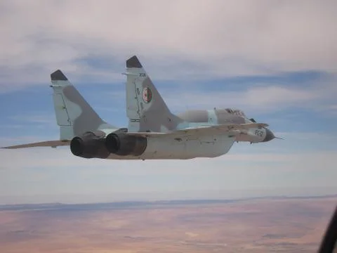 Mig-29 flight Stock Photos