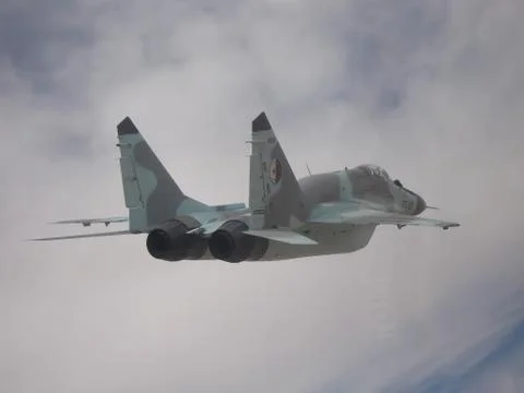Mig-29 flight Stock Photos
