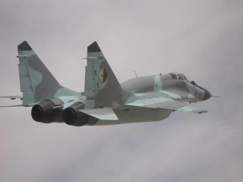Mig-29 flight Stock Photos