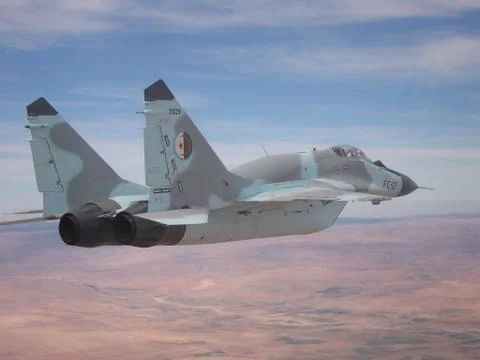 Mig-29 flight Stock Photos