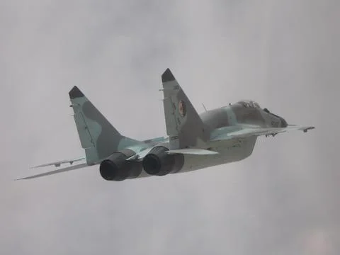 Mig-29 flight Stock Photos