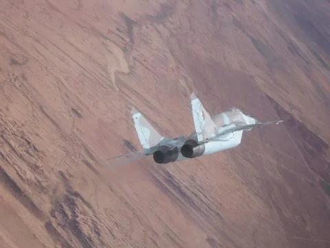 Mig-29 flight Stock Photos