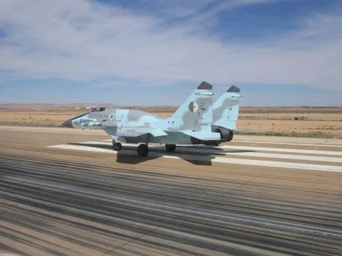 Mig-29 takeoff Stock Photos