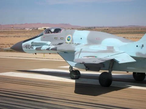 Mig-29 takeoff Stock Photos