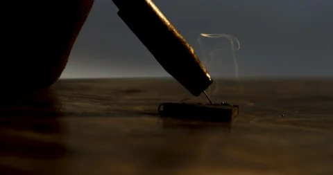 MIG Arc welding gun close up Stock-Footage 120422846