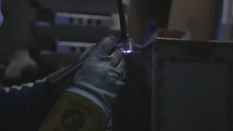 Mig Welding 1 Stock Footage 123158926