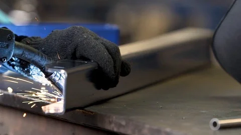 MIG Welding Stock Footage 87586166