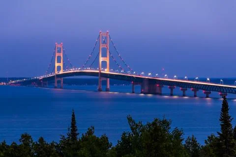 Mighty Mac Twilight Stock Photos