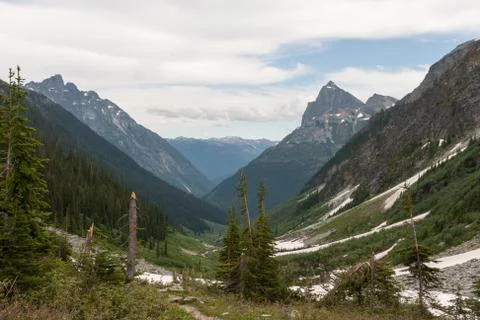Mighty Mountains, Balu Pass Stock Photos