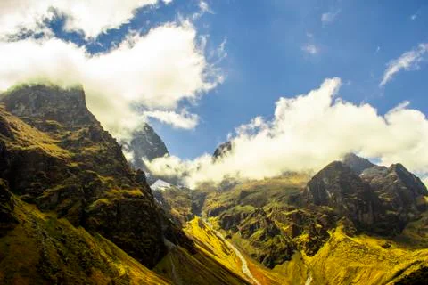 Mighty mountains 库存照片