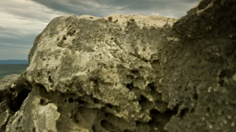 Mighty sea rock Video stock 7939737