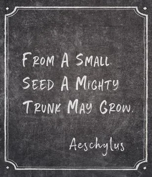 Mighty trunk Aeschylus Illustrazione stock