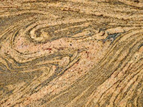 Migmatite rock texture Stock Photos