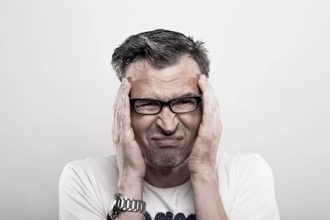 Migraine Headache Stock Photos