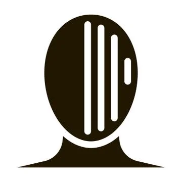 Migraine Nausea And Visual Changes Head Vector Stock Illustration