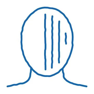 Migraine Nausea And Visual Changes Head Vector 스톡 일러스트