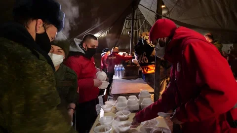 MIGRANT CAMP. BELARUS Stock Footage 166746495