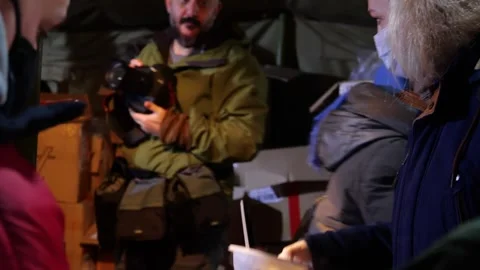 MIGRANT CAMP. BELARUS Video stock 166746520