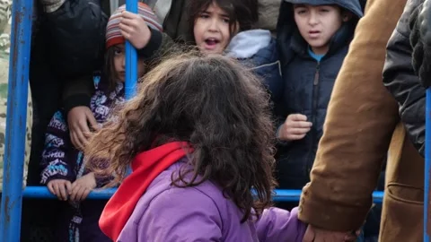 MIGRANT CAMP. BELARUS Stock Footage 166747012