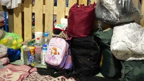 MIGRANT CAMP. BELARUS Stock Footage 166747287