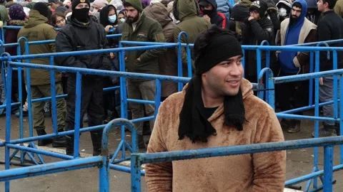 MIGRANT CAMP. BELARUS Stock Footage 166747592