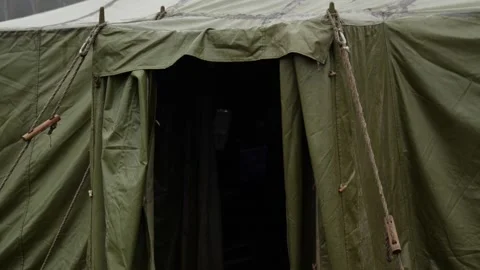 MIGRANT CAMP. BELARUS Stock Footage 166748006