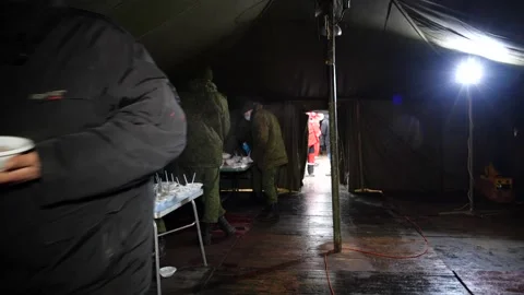 MIGRANT CAMP. BELARUS Video stock 166748323