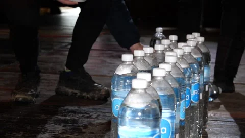 MIGRANT CAMP. BELARUS Video stock 166748347