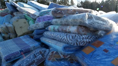 MIGRANT CAMP. BELARUS Stock Footage 166748691