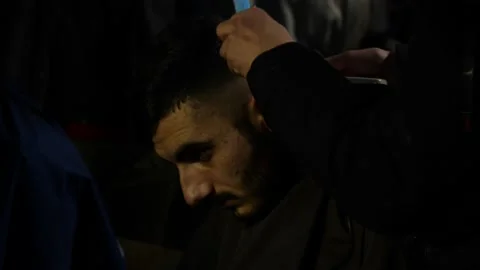 MIGRANT CAMP. BELARUS Video stock 166748844