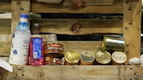 MIGRANT CAMP. BELARUS Stock Footage 166749251