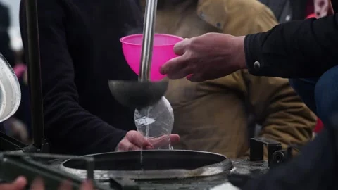 MIGRANT CAMP. BELARUS Stock Footage 167889443