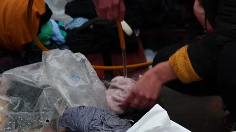 MIGRANT CAMP. BELARUS Stock Footage 167889466
