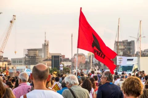Migrant Protest Stock Photos