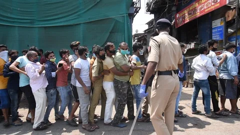 Migrant workers Stock Footage 129611879