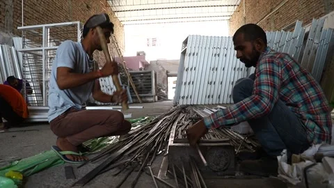 Migrant workers Stock Footage 130544819