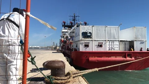 Migrants in Sicily Stock-Footage 125391673