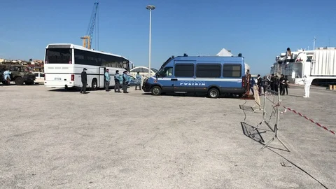 Migrants in Sicily Stock-Footage 125393896