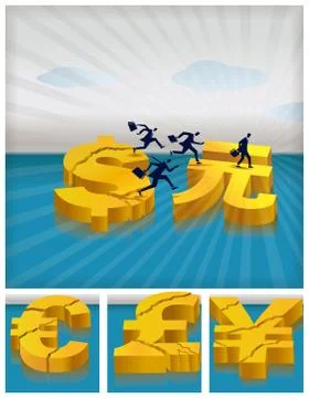 Migrating investments 库存插图