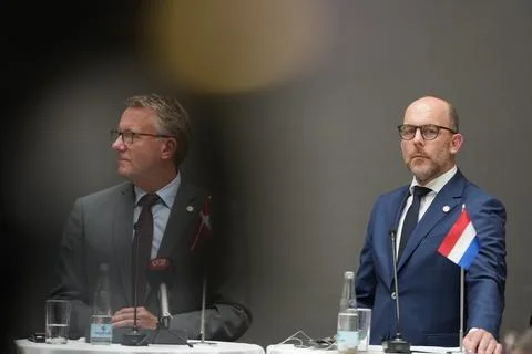 Migration and Interior Ministers from the 'Group of Five' countries meet in Cope Stock Photos